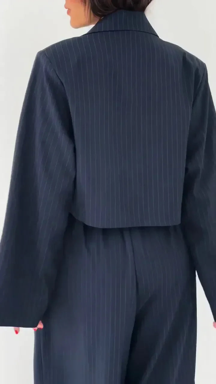 Lidia | Conjunto de Bustier + Chaqueta para Damas – Estilo Elegante y Moderno