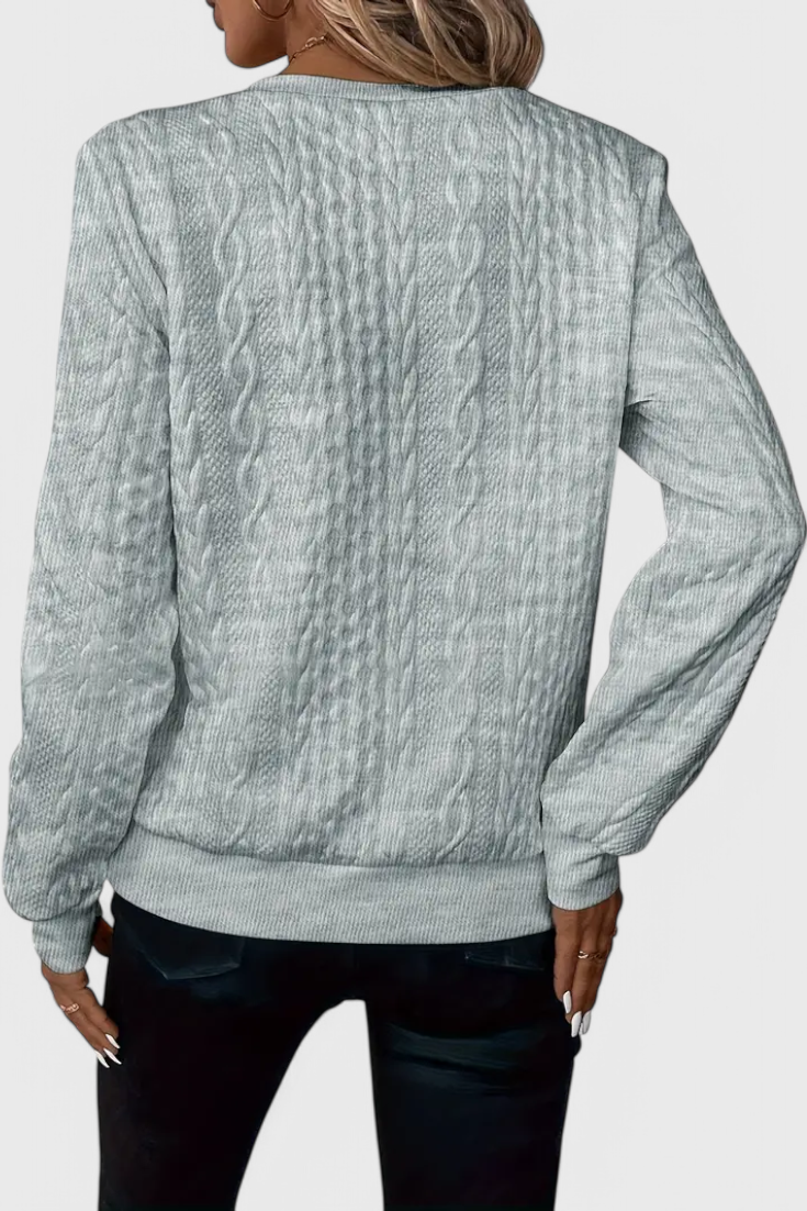 Zoey Jersey de Punto con Cremallera Suave